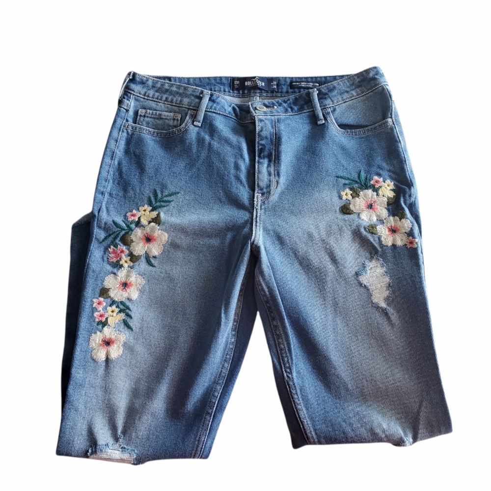 Holliter Women's High Rise Super Skinny Crop Jean's - Picture 2 of 8